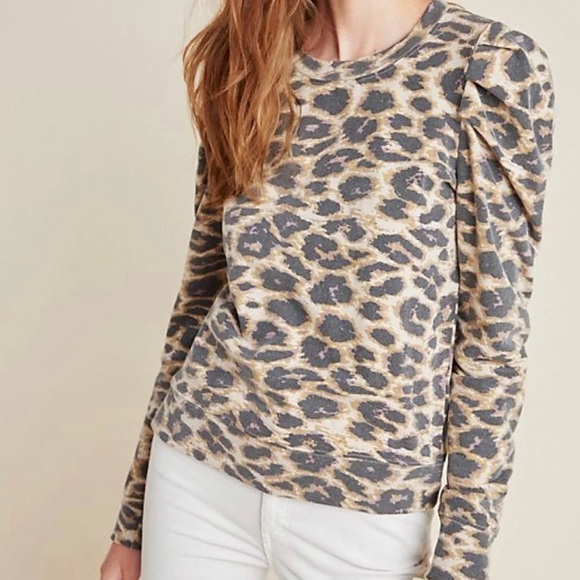New Anthropologie Rd Style Puff Sleeve 